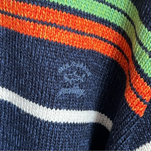 Paul & Shark Navy Striped Zip-Up Sweater - Picture 3 of 10
